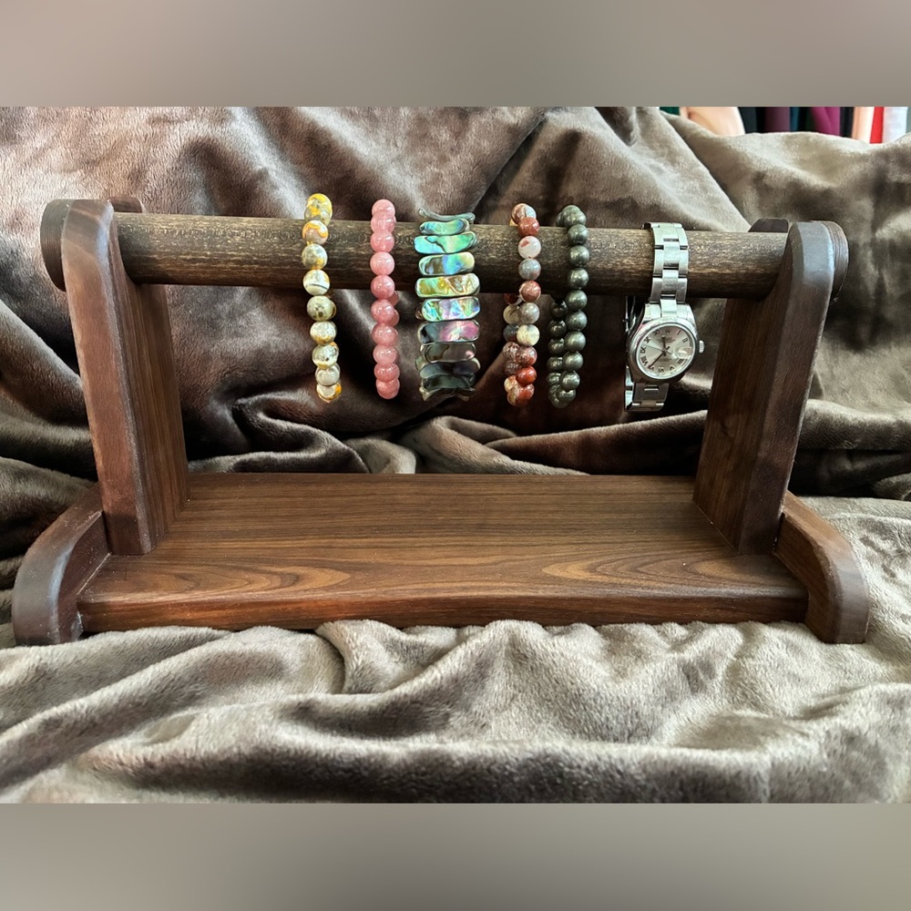 Custom Made Wooden Bracelet Display Stand - Picture 1 of 10